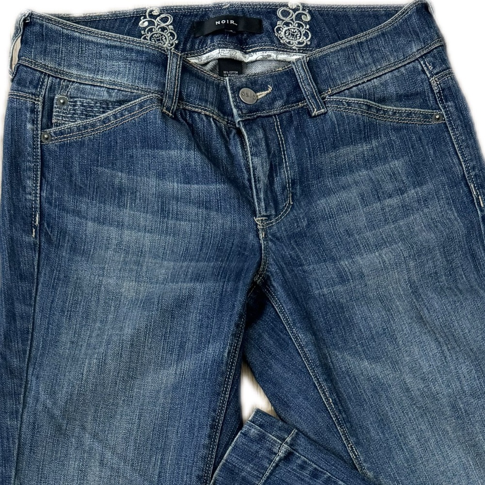 White House Black Market Blue Flare Jeans